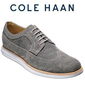 Cole Haan LunarGrand Longwing Canvas Oxfords 8.5